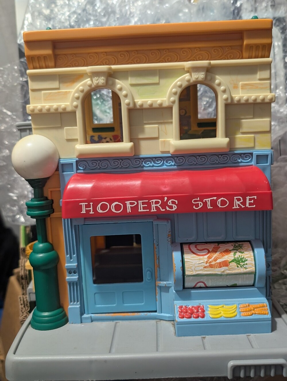 Hooper's Store Kids Toy Playset - Blue and Red Pretend Shop
